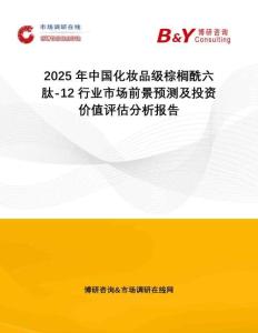 2025年中國化妝品級棕櫚酰六肽-12行業(yè)市場前景預(yù)測及投資價(jià)值評估分析報(bào)告