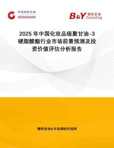 2025年中國(guó)化妝品級(jí)聚甘油-3 硬脂酸酯行業(yè)市場(chǎng)前景預(yù)測(cè)及投資價(jià)值評(píng)估分析報(bào)告