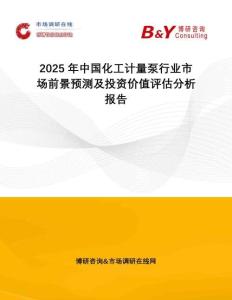 2025年中國(guó)化工計(jì)量泵行業(yè)市場(chǎng)前景預(yù)測(cè)及投資價(jià)值評(píng)估分析報(bào)告