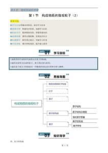 3.1.2  構(gòu)成物質(zhì)的微觀粒子（原卷版）-A4