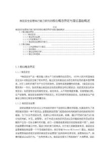 《【食品安全監(jiān)管執(zhí)行能力研究的核心概念界定與理論基礎(chǔ)概述】4600字》