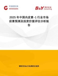 2025年中國內(nèi)皮素-1行業(yè)市場前景預(yù)測及投資價值評估分析報告