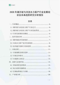 2026年潮汐能與河流水力聯(lián)產(chǎn)行業(yè)發(fā)展現(xiàn)狀及未來趨勢研究分析報(bào)告