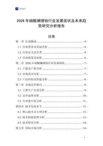 2026年硝酸鑭鐠釹行業(yè)發(fā)展現(xiàn)狀及未來(lái)趨勢(shì)研究分析報(bào)告