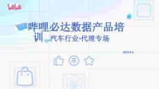 2025嗶哩必達(dá)數(shù)據(jù)產(chǎn)品培訓(xùn)（汽車行業(yè)·代理專場）