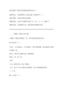 硬筆書法偏旁部首示范講解