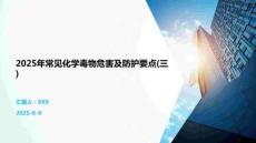 2025年常見化學(xué)毒物危害及防護(hù)要點(三)