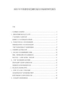 2025年中國透明雙色螺釘旋具市場調(diào)查研究報告