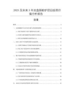 2025及未來5年雙盤腸粉爐項目投資價值分析報告
