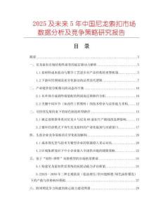 2025及未來5年中國尼龍索扣市場數(shù)據(jù)分析及競爭策略研究報(bào)告