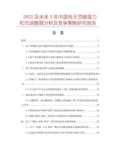 2025及未来5年中国电子顶破强力机市场数据分析及竞争策略研究报告