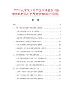 2025及未来5年中国8件套双开扳手市场数据分析及竞争策略研究报告