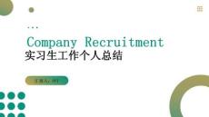 實習生工作個人總結（模板稿）