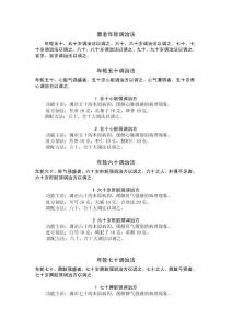 衰老年輪調治法