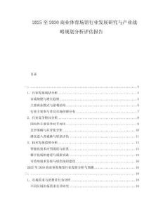 2025至2030商業(yè)體育場館行業(yè)發(fā)展研究與產(chǎn)業(yè)戰(zhàn)略規(guī)劃分析評估報(bào)告