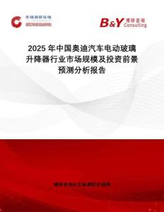 2025年中國奧迪汽車電動(dòng)玻璃升降器行業(yè)市場(chǎng)規(guī)模及投資前景預(yù)測(cè)分析報(bào)告