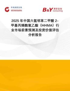 2025年中國六氫鄰苯二甲酸2-甲基丙烯酰氧乙酯（HHMA）行業(yè)市場前景預(yù)測及投資價值評估分析報告