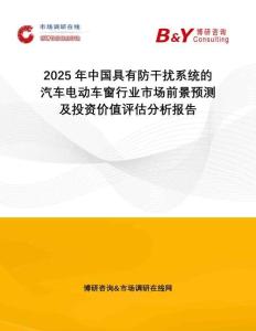 2025年中國具有防干擾系統(tǒng)的汽車電動車窗行業(yè)市場前景預(yù)測及投資價值評估分析報告