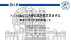 Ansys2025全球仿真大會(huì)：K-Clip治療三尖瓣反流的數(shù)值仿真研究