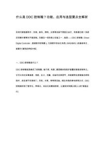 什么是DDC控制箱？