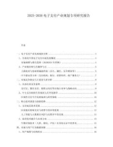 2025-2030電子支付產業(yè)規(guī)劃專項研究報告