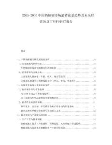 2025-2030中國(guó)奶酪刨市場(chǎng)消費(fèi)前景趨勢(shì)及未來(lái)經(jīng)營(yíng)效益可行性研究報(bào)告