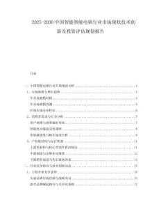2025-2030中國(guó)智能智能電鍋行業(yè)市場(chǎng)現(xiàn)狀技術(shù)創(chuàng)新及投資評(píng)估規(guī)劃報(bào)告