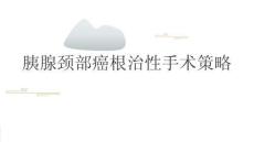 胰腺頸部癌根治性手術(shù)策略2025