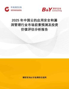 2025年中國云的應(yīng)用安全和漏洞管理行業(yè)市場(chǎng)前景預(yù)測(cè)及投資價(jià)值評(píng)估分析報(bào)告