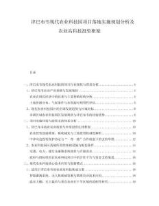 津巴布韋現(xiàn)代農(nóng)業(yè)科技園項目落地實施規(guī)劃分析及農(nóng)業(yè)高科技投資框架