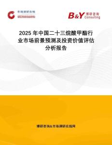 2025年中國二十三烷酸甲酯行業(yè)市場前景預測及投資價值評估分析報告