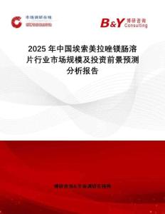 2025年中國埃索美拉唑鎂腸溶片行業(yè)市場規(guī)模及投資前景預(yù)測分析報(bào)告