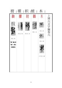 06上博六文字編卷六