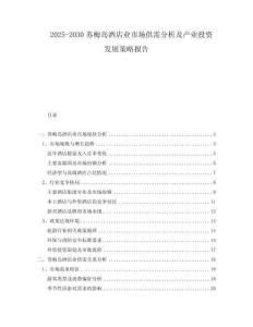 2025-2030蘇梅島酒店業(yè)市場供需分析及產(chǎn)業(yè)投資發(fā)展策略報(bào)告
