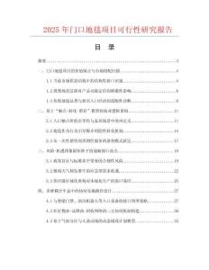 2025年門口地毯項目可行性研究報告