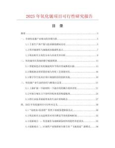 2025年氧化鈹項(xiàng)目可行性研究報(bào)告