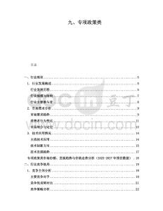 九、專項政策類