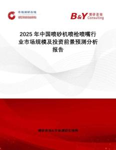 2025年中國(guó)噴砂機(jī)噴槍噴嘴行業(yè)市場(chǎng)規(guī)模及投資前景預(yù)測(cè)分析報(bào)告