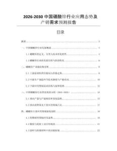 2026-2030中國硼酸鋅行業應用態勢及產銷需求預測報告
