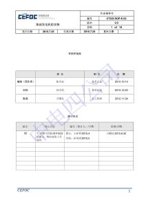 CTGD-SOP-E-02柴油發(fā)電機(jī)組安裝