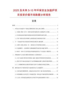 2025及未來(lái)5-10年環(huán)保安全加溫爐項(xiàng)目投資價(jià)值市場(chǎng)數(shù)據(jù)分析報(bào)告