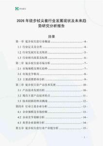 2026年徒步杖尖套行業(yè)發(fā)展現(xiàn)狀及未來(lái)趨勢(shì)研究分析報(bào)告