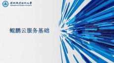 鲲鹏云服务技术与应用 课件  第一章 鲲鹏云服务基础