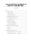 2026-2030集裝箱物流行業(yè)市場深度分析及競爭格局與投資價值研究報告