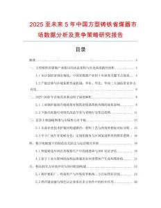 2025至未來5年中國方型鑄鐵省煤器市場數據分析及競爭策略研究報告