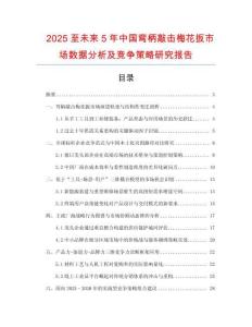 2025至未來5年中國彎柄敲擊梅花扳市場數(shù)據(jù)分析及競爭策略研究報告