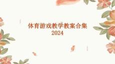 體育游戲教學教案合集2024