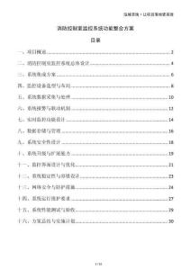 消防控制室監控系統功能整合方案