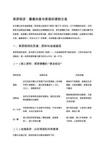 草原鍋餅：裹著肉香與麥香的硬核主食