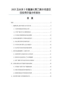 2025及未來5年氯磺化聚乙烯中間漆項目投資價值分析報告